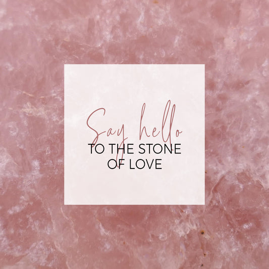 Say hello to the stone of love. Rose Quartz.