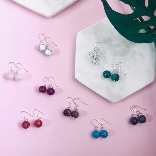 Luxe Gemstone Earrings