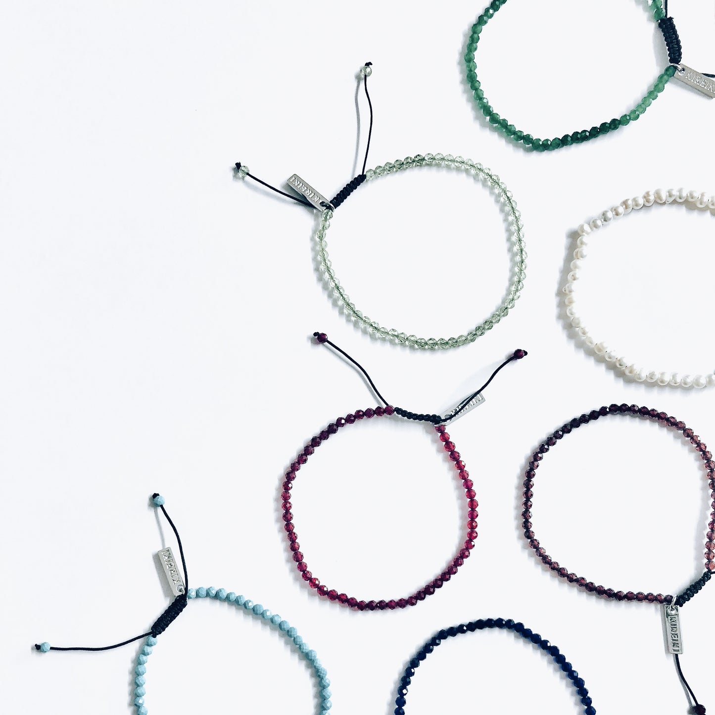 January Birthstone Gemstone Bracelet