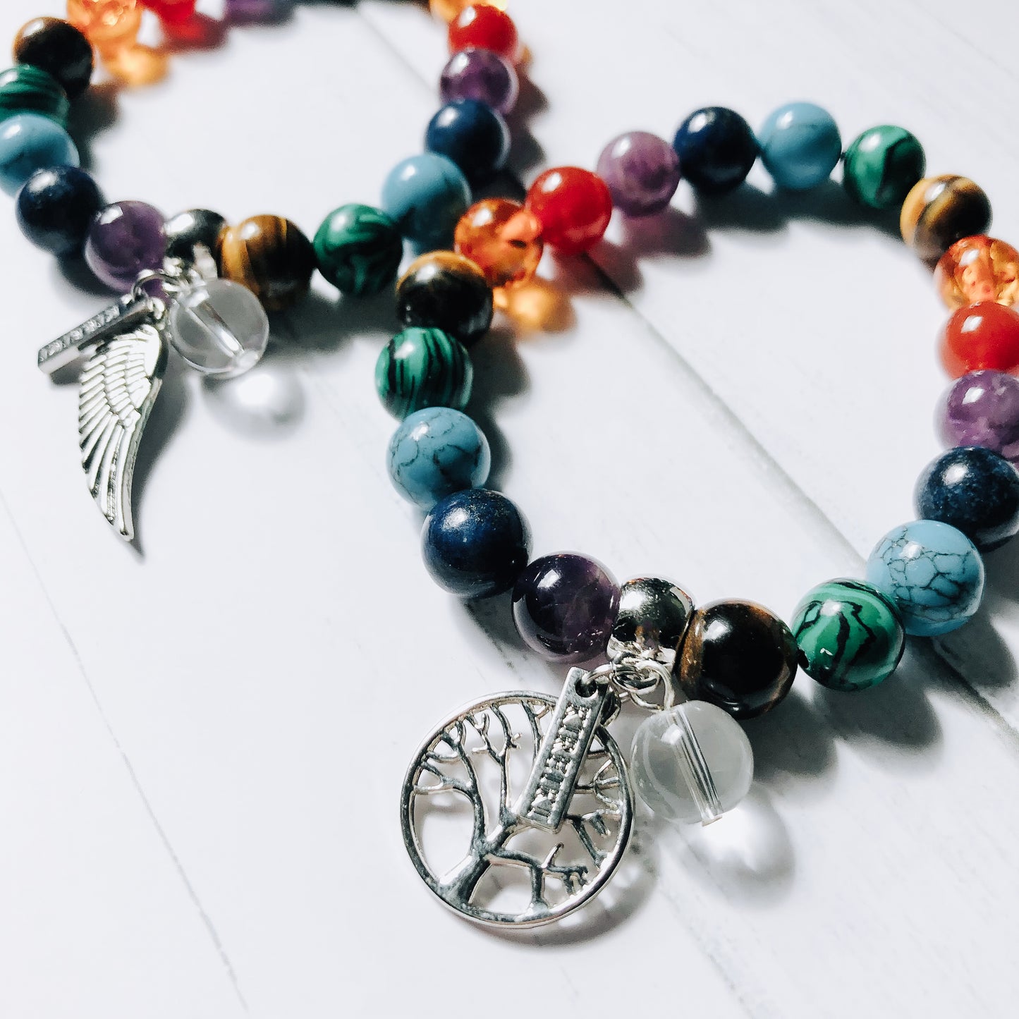 Chakra Balance Gemstone Fusion Bracelet