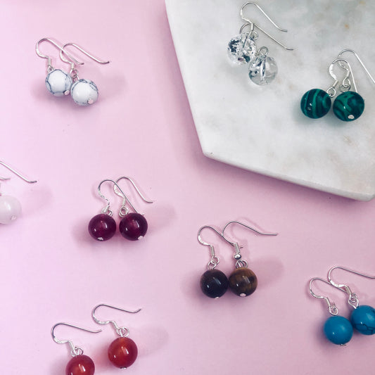 Luxe Gemstone Earrings
