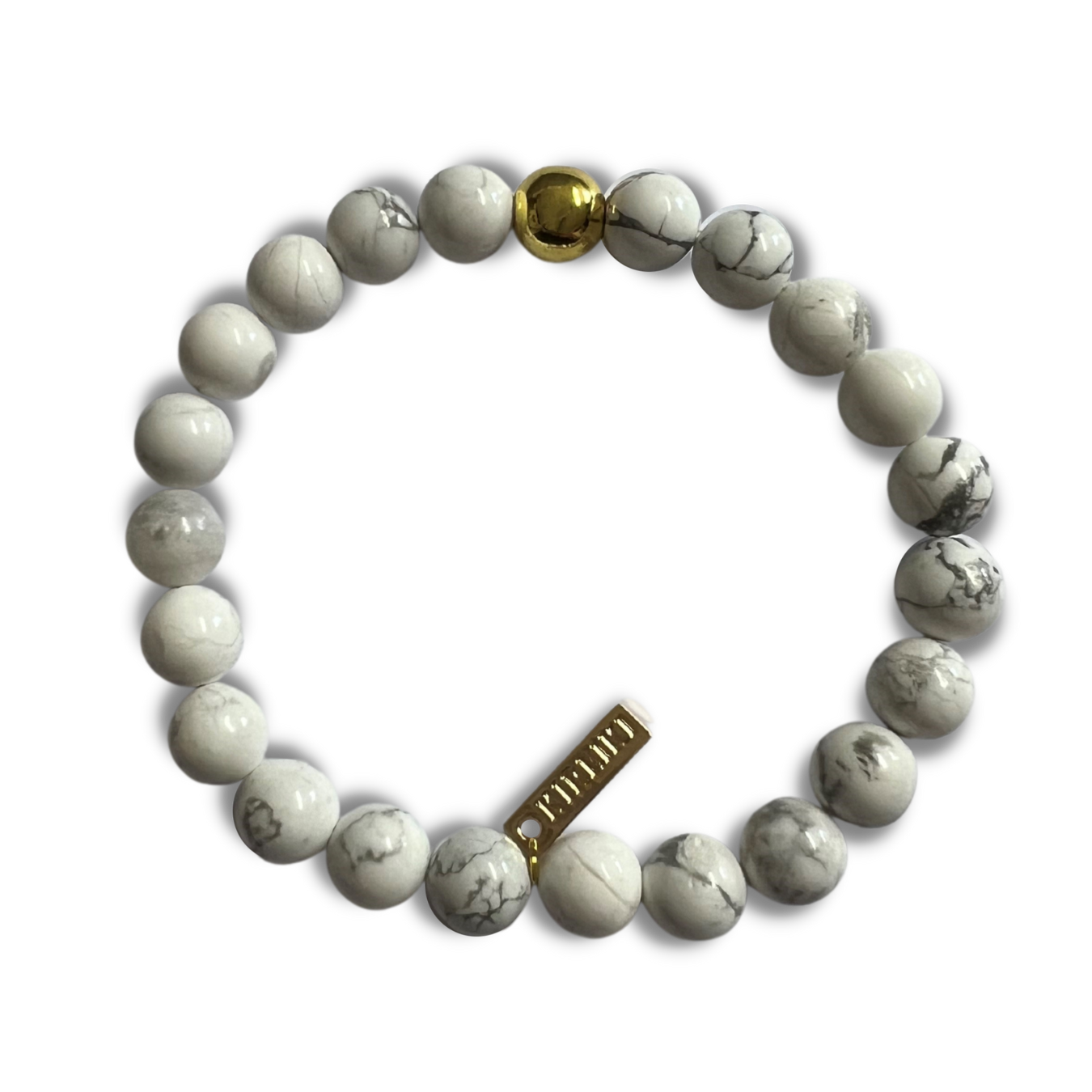 Howlite Gemstone Manifest Bracelet