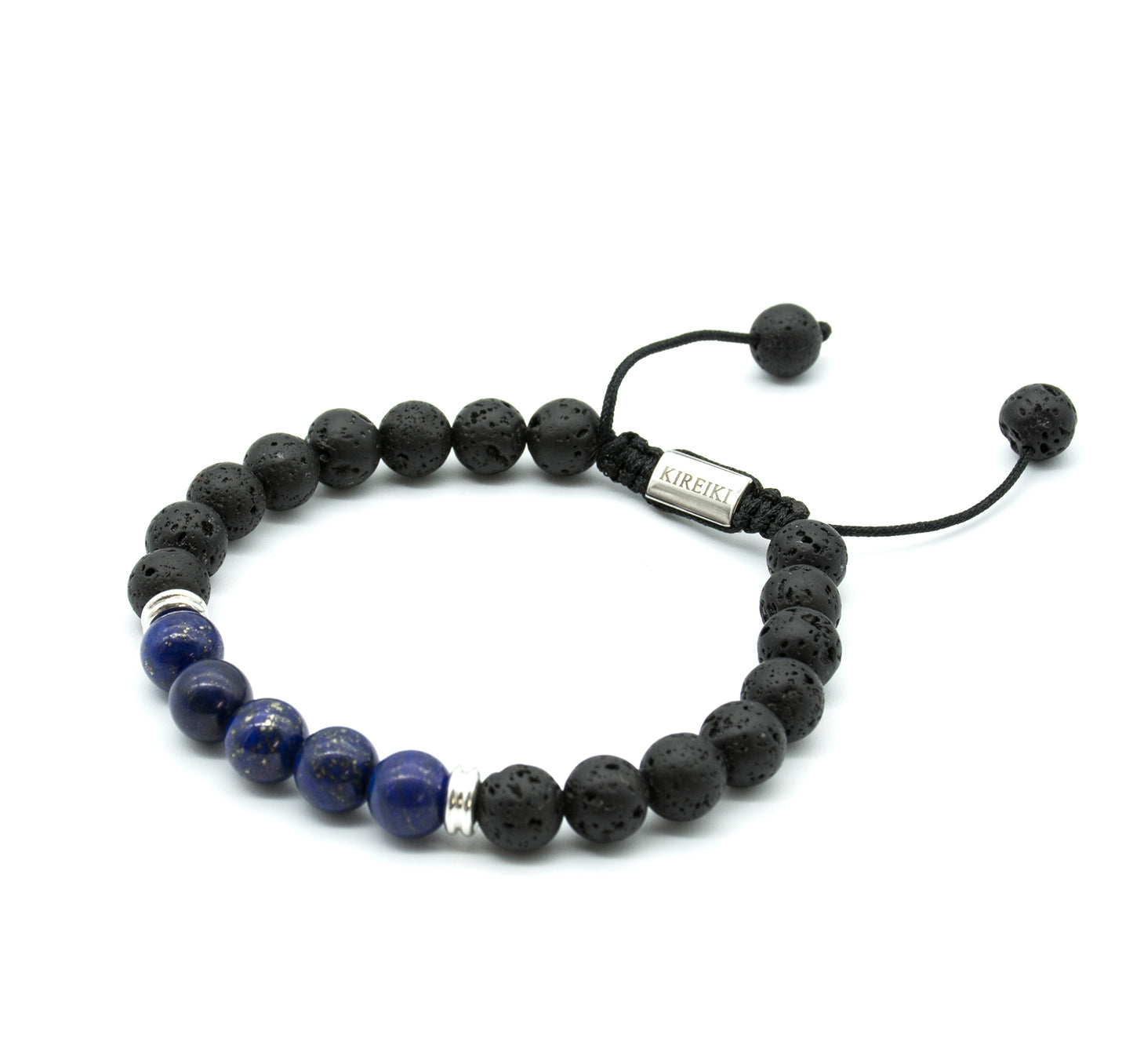 Lapis Lazuli (Third Eye) Lava Gemstone Bracelet