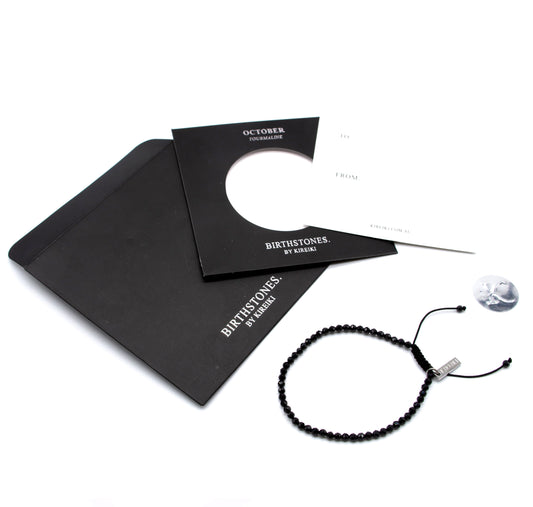 October Tourmaline Birthstone Bracelet