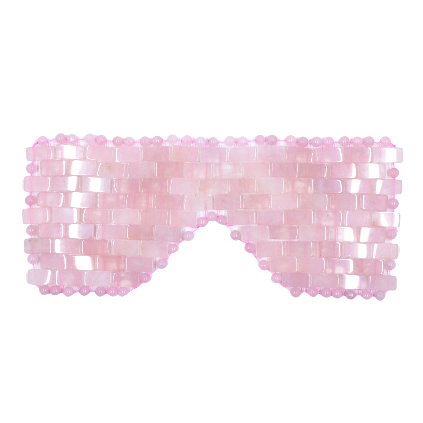 Rose Quartz Gemstone Eye Mask