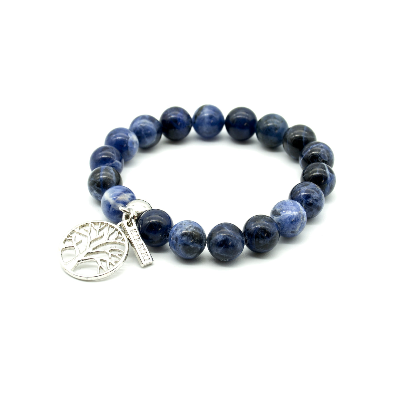 Sodalite Gemstone Charm Bracelet