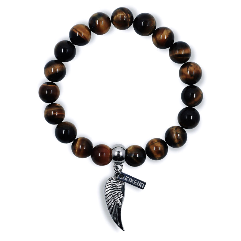 Tigers Eye Gemstone Charm Bracelet
