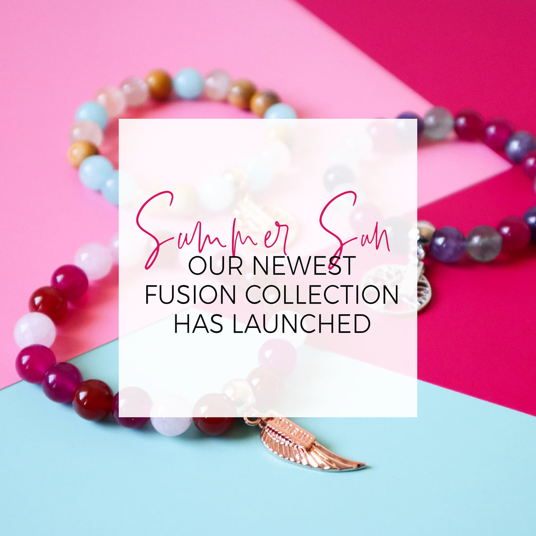 Our Summer Sun gemstone bracelet collection has launched!