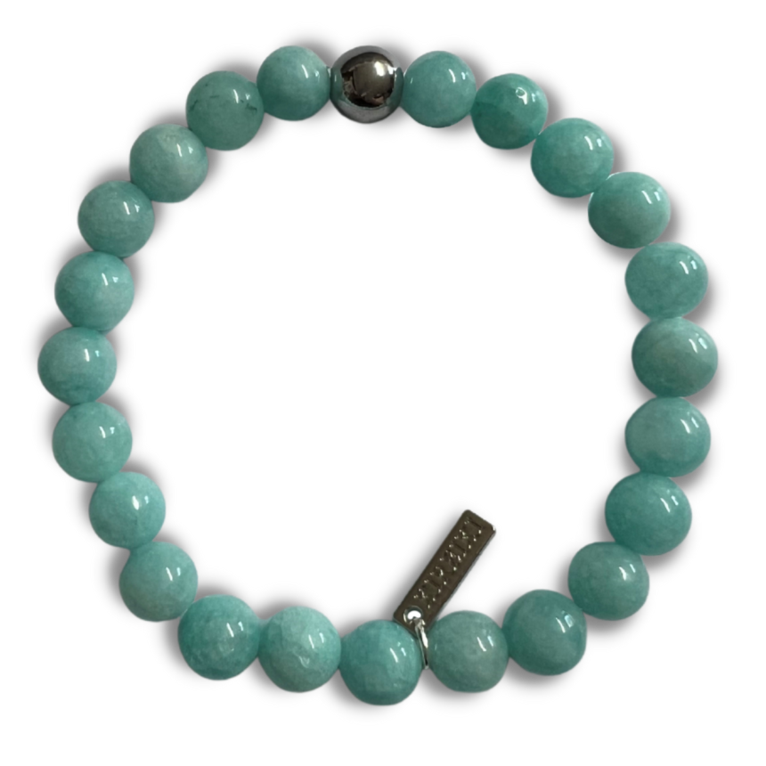Aquamarine Gemstone Manifest Bracelet