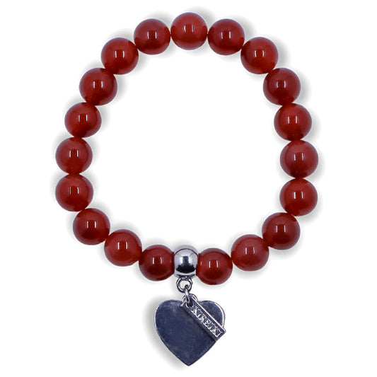 Carnelian Gemstone Fertility Charm Bracelet