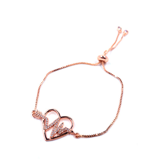 Feel My Heartbeat Charm Copper Bracelet
