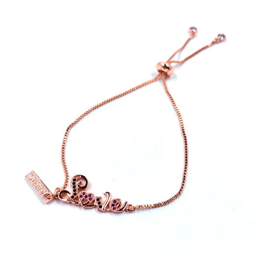 All About Love Charm Copper Bracelet