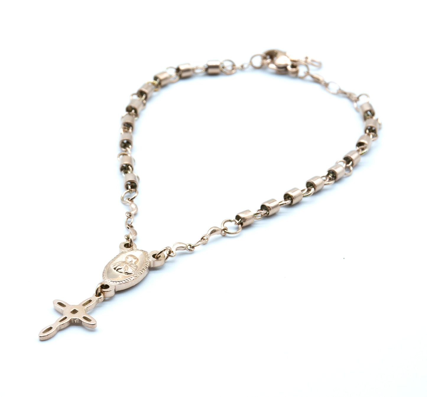 Cross Rosary Bracelet