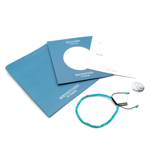 December Birthstone Gemstone Bracelet