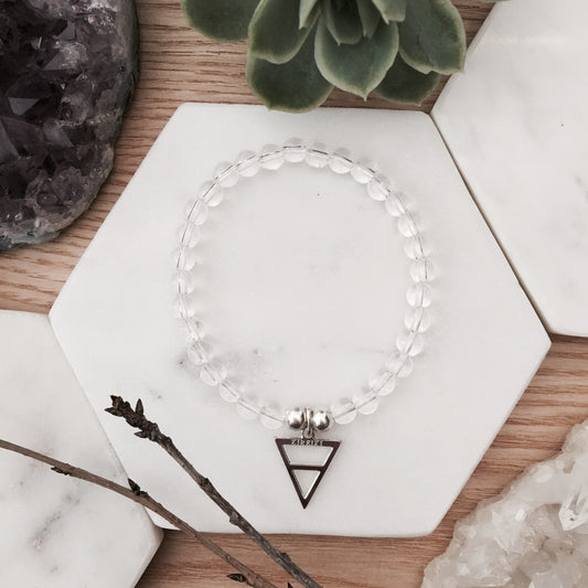 Clear Quartz Elements Bracelet