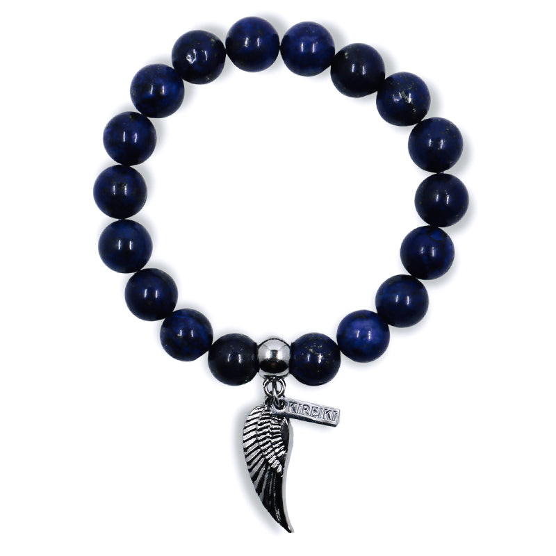 Lapis Lazuli Gemstone Charm Bracelet