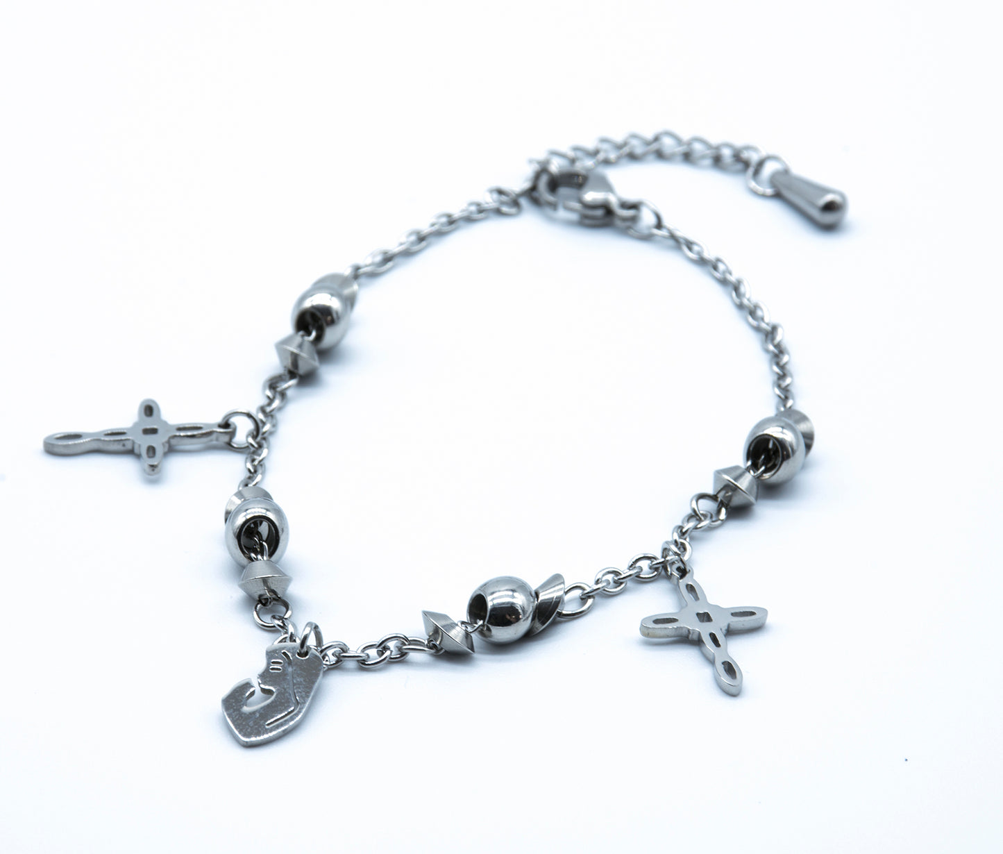 Mary Cross Rosary Bracelet
