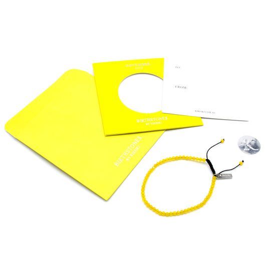 November Birthstone Gemstone Bracelet