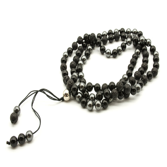 Purify & Protect 108 Mala Gemstone Necklace