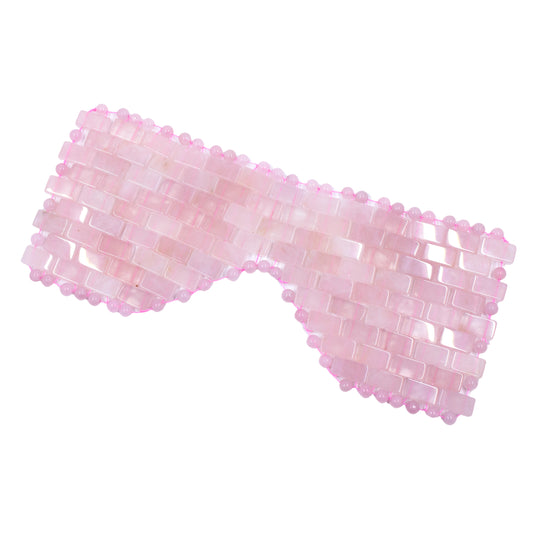 Rose Quartz Gemstone Eye Mask