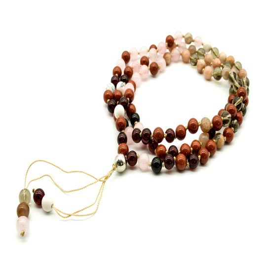 Fertility & Pleasure 108 Mala Gemstone Necklace