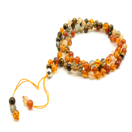Inspire & Motivate 108 Mala Gemstone Necklace