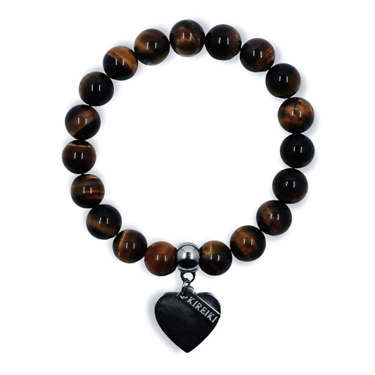 Tigers Eye Gemstone Charm Bracelet