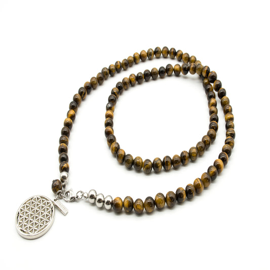 Tigers Eye Gemstone Necklace