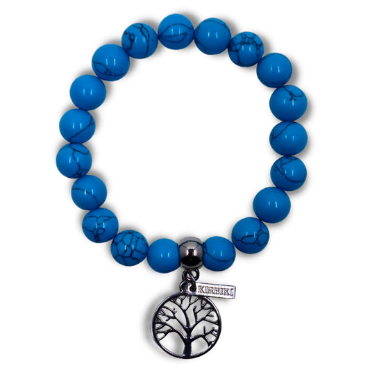 Turquoise Gemstone Protection Charm Bracelet