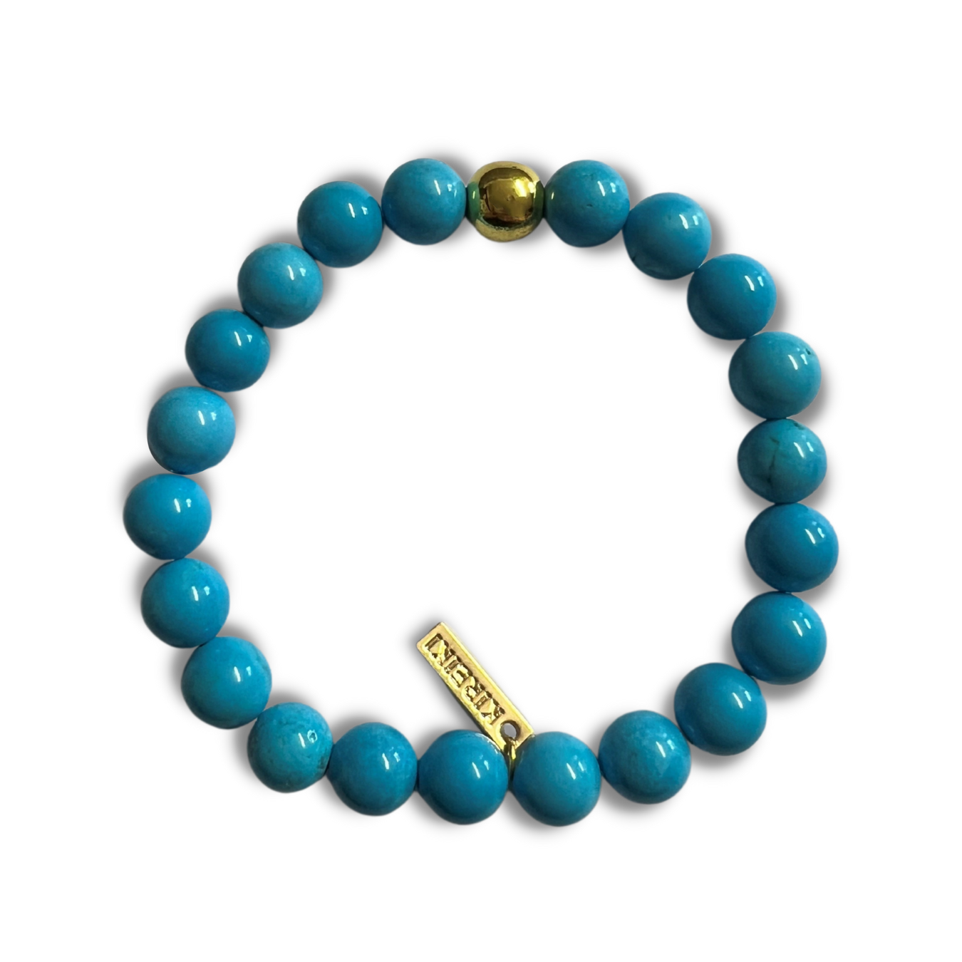 Turquoise Gemstone Manifest Bracelet