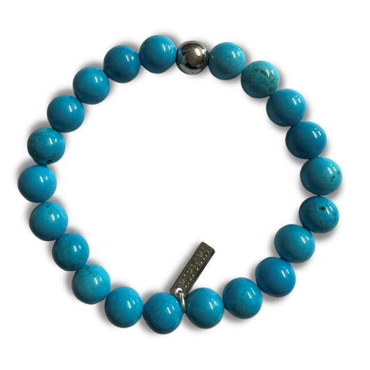 Turquoise Gemstone Manifest Bracelet